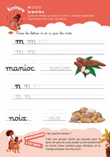 Aperçu — activité d'écriture